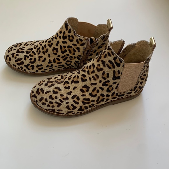 Mini Boden Kids Cheetah Print Booties - Picture 3 of 4